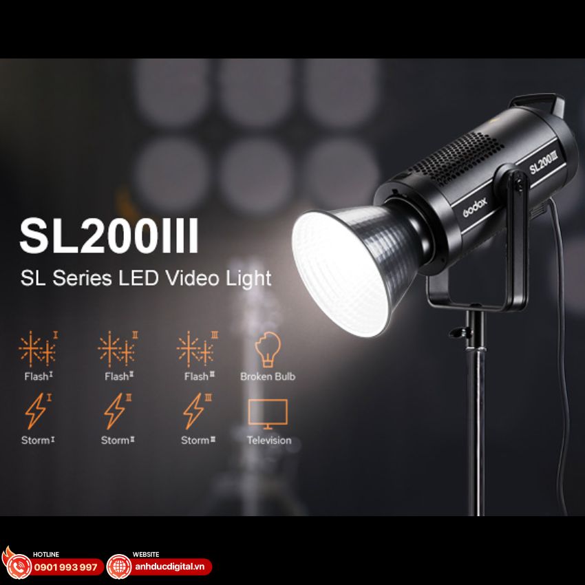 Hiệu ứng ánh sáng tích hợp đa dạng