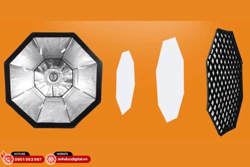 Softbox tổ ong bát giác Godox 95cm