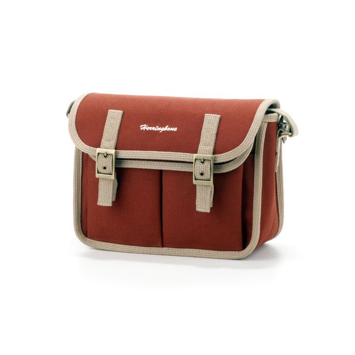 Herringbone TimeCode Small Burgundy
