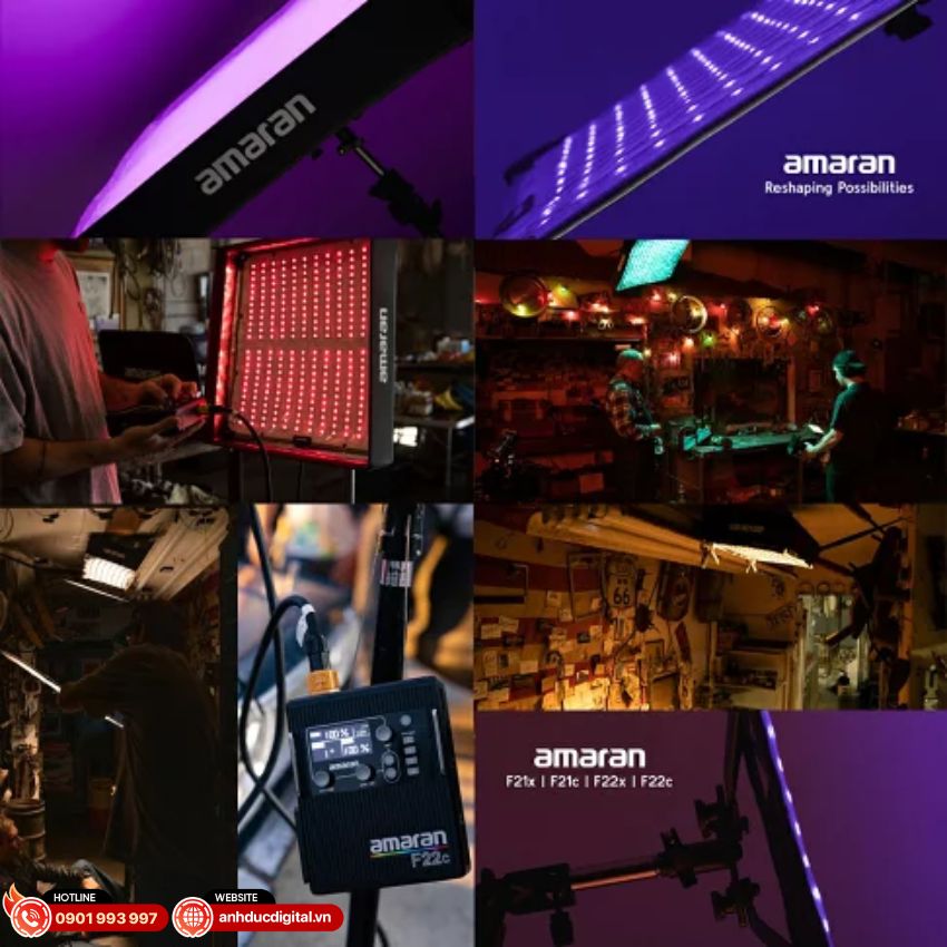 Đèn LED Aputure Amaran F22x Bi-Color LED Flexible Mat