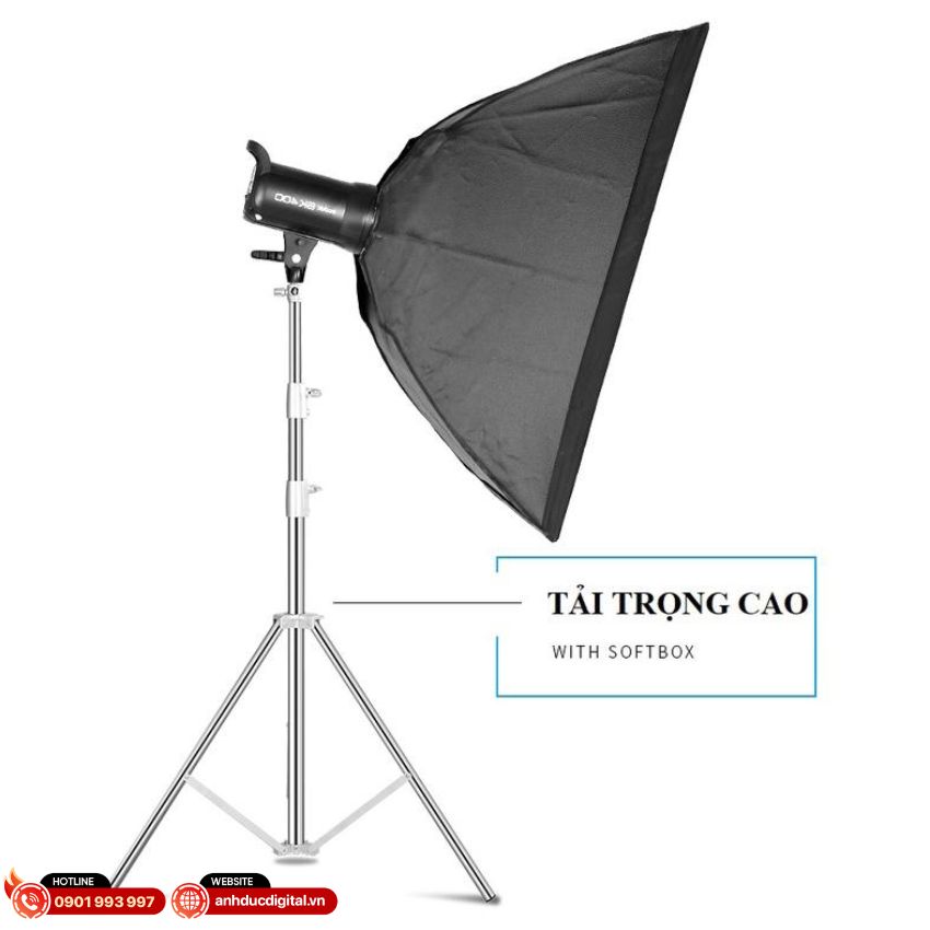 Chân đèn Inox 2.8m