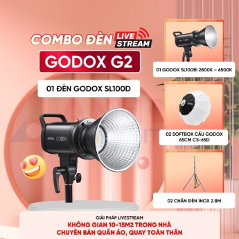 Combo đèn livestream Godox G2 (Chính hãng)