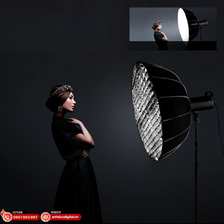 Softbox Parabolic Nanlite SB PR120-Q 120cm