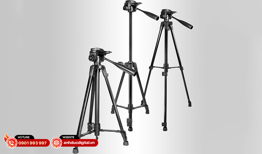 Combo đèn livestream NanLite S4 Chân máy ảnh Kingjoy VT-840