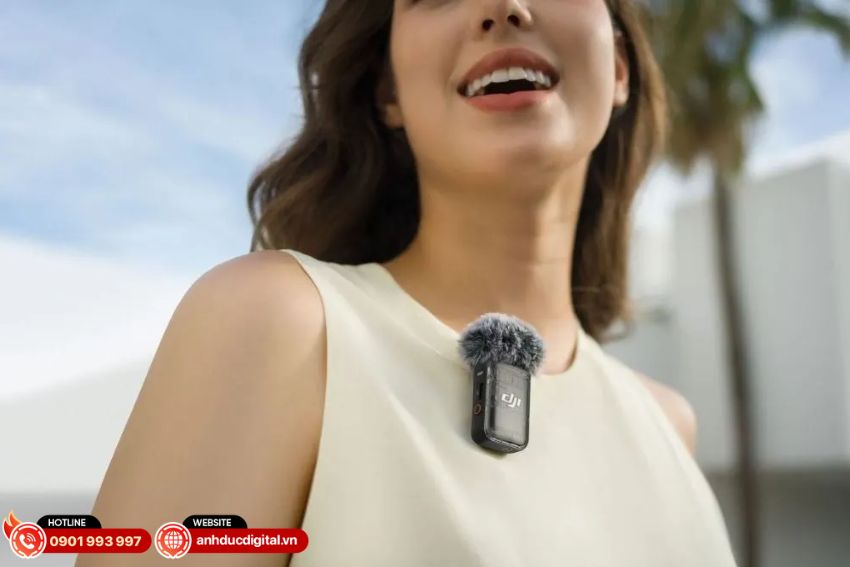 Microphone DJI Mic 2 | TX + TX + RX + Charging Case | Shadow Black (Chính hãng)