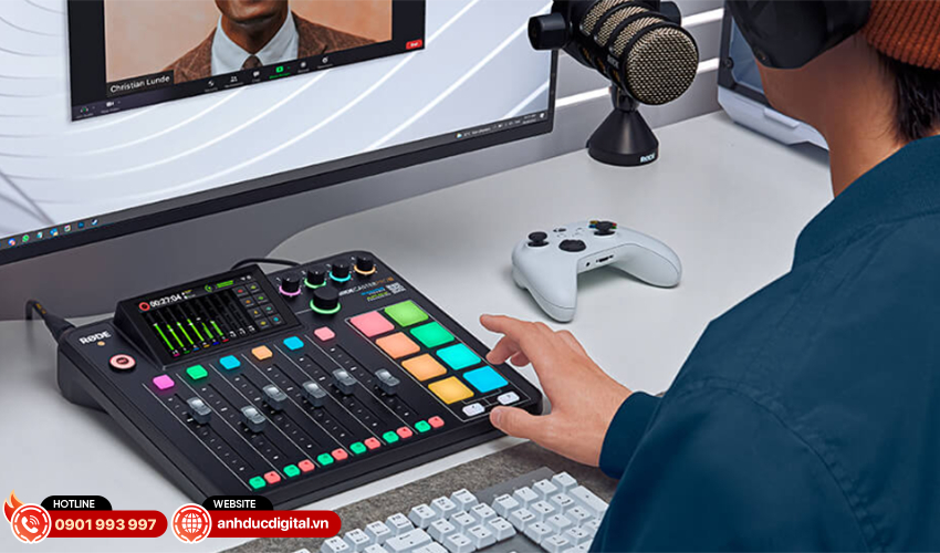 Combo Livestream PKS3 rodecaster pro ii