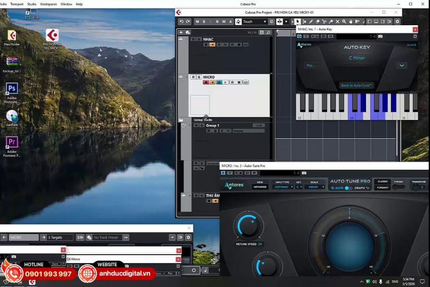 Phần mềm Auto Tun Cubase 10 Pro