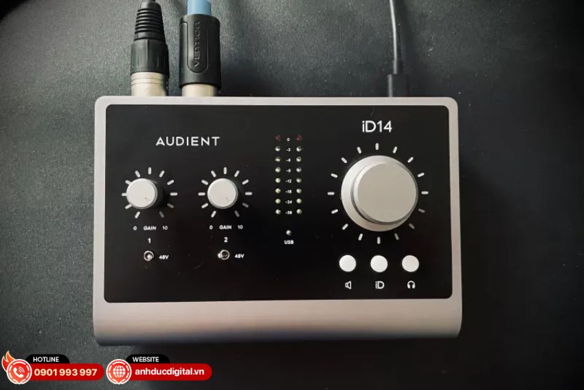 Soundcard thu âm Audient ID14 MK2 (Chính hãng)
