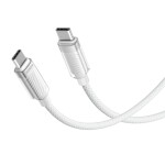 Cáp Innostyle USB-C to USB-C CryStalShine 1.5m | White (SCC150) (Chính hãng)