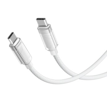 Cáp Innostyle USB-C to USB-C CryStalShine 1.5m | White (SCC150) (Chính hãng)