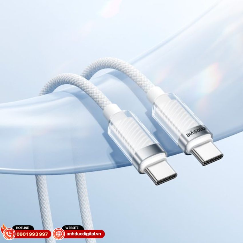 Cáp Innostyle CryStalShine tương thích thiết bị USB-C