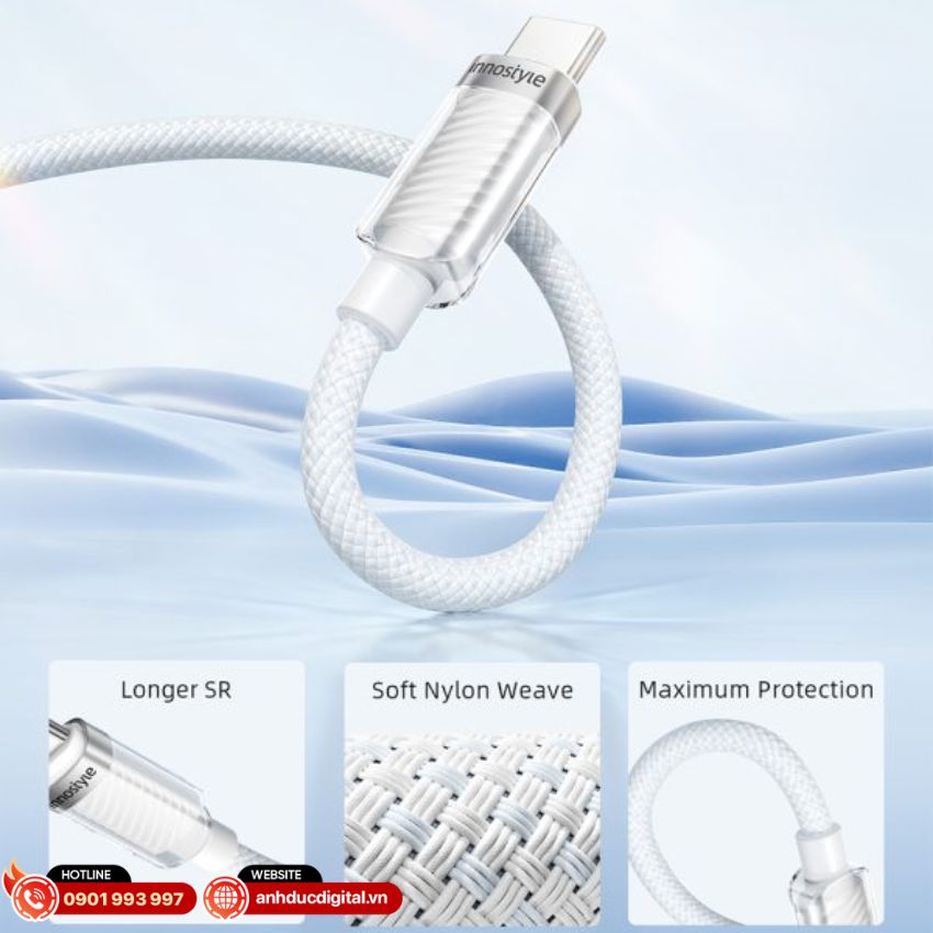 Cáp Innostyle CryStalShine bền bỉ chịu lực cao