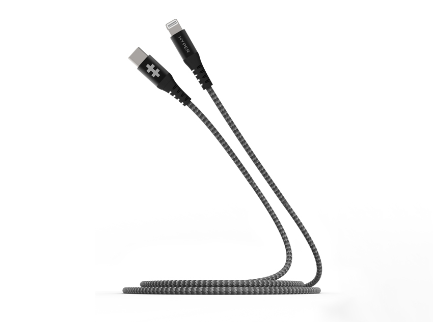 Cáp C to Lightning HyperDrive Touch 2M MFI iPhone-iPad 05