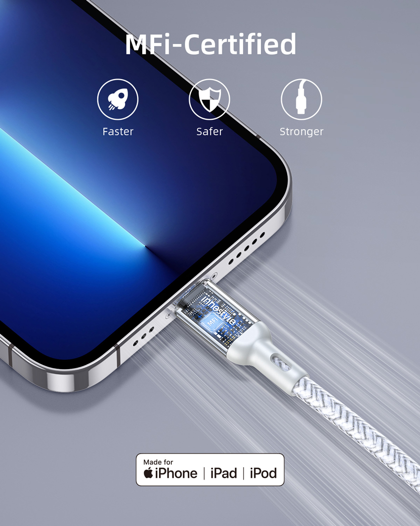 Innostyle PowerFlex USB-A to Lightning 1.5M 12W 06