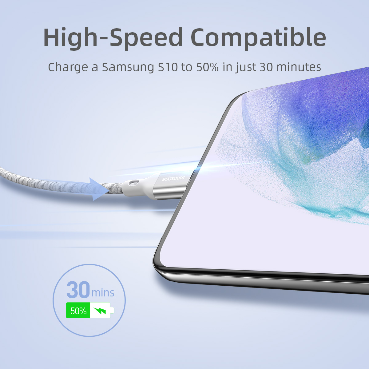 Innostyle Powerflex USB-C to C 1.5M 60W ICC150AL 05