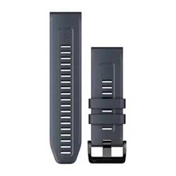 Dây đồng hồ Garmin QuickFit 26 | Granite Blue/Silicone (Chính Hãng) (010-13117-25)