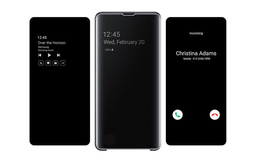 Bao da Clear View Cover Galaxy S10