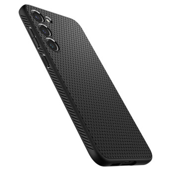 Ốp lưng Spigen Liquid Air for Samsung Galaxy S23 | Matte Black (Chính Hãng) (ACS05713)