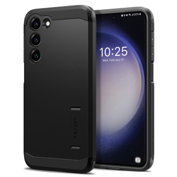 Ốp lưng Spigen Tough Armor for Samsung Galaxy S23+ | Black (Chính Hãng) (ACS05672)