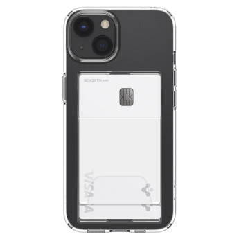 Ốp lưng Spigen Crystal Slot Dual Crystal Clear for iPhone 14 (Chính Hãng) (ACS05056)