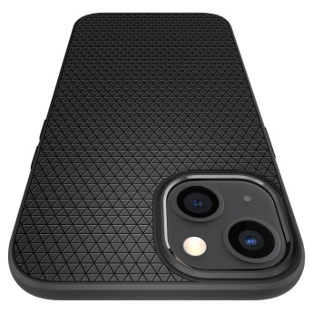 Ốp lưng Spigen Liquid Air for iPhone 14 | Matte Black (Chính Hãng) (ACS05037)