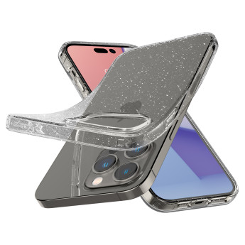 Ốp lưng Spigen Liquid Crystal Glitter Crystal Quartz for iPhone 14 Pro (Chính Hãng) (ACS04954)