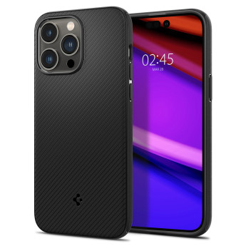 Ốp lưng Spigen Mag Armor Magfit for iPhone 14 Pro Max | Matte Black (Chính Hãng) (ACS04844)