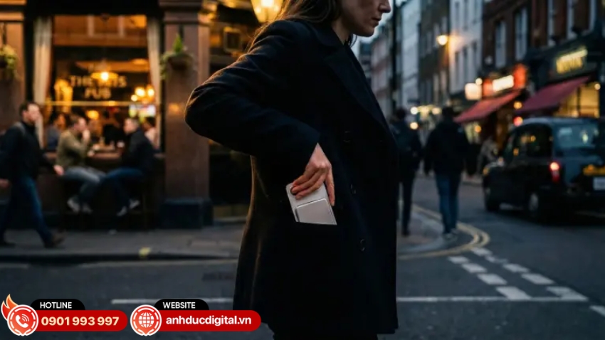 BMX SolidSafe Air Titanium 5K hỗ trợ sạc nhanh c&oacute; d&acirc;y qua cổng USB-C v&agrave; kh&ocirc;ng d&acirc;y Qi2 15W