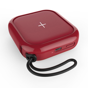 Sạc dự phòng không dây Mipow Power Cube X10000+ | Red (Chính Hãng)