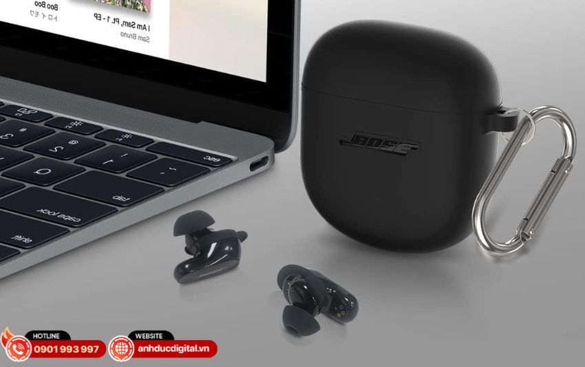 Ốp tai nghe Bose QuietComfort Ultra Earbuds 2 mỏng nhẹ, tiện dụng