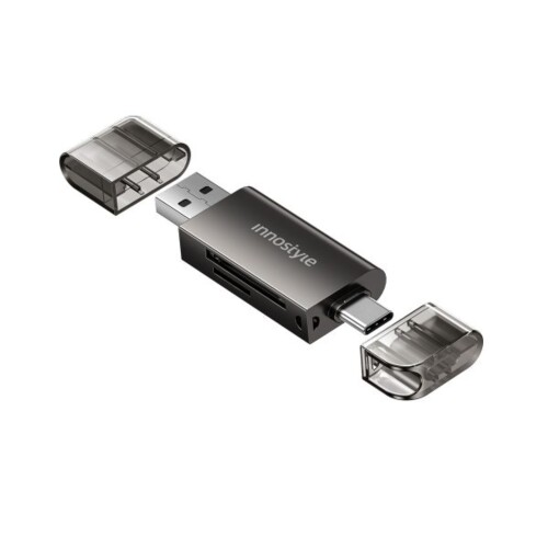 Cổng chuyển OTG Innostyle NexaLink USB-C & USB-A to SD/TF Card Reader – CA-ST3 (Chính hãng)
