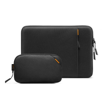 Túi chống sốc Tomtoc (USA) 360° Protective kèm túi phụ kiện for Macbook Pro 14” | Black (Chính Hãng)