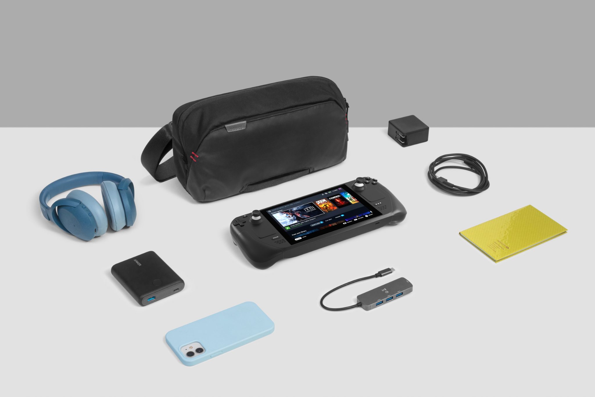 Túi đeo Tomtoc Arccos Carrying For Steam Deck Console and Accessories 13