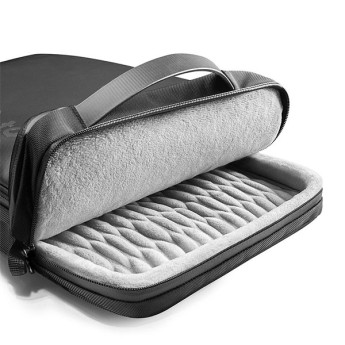 Túi đeo chéo Tomtoc (USA) Urban Codura Shoulder Bags for Ultrabook 15" | Black (Chính Hãng)