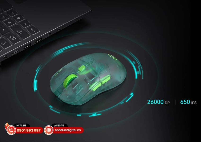 Chuột không dây EDIFIER Hecate G3M Pro Transparent - 35