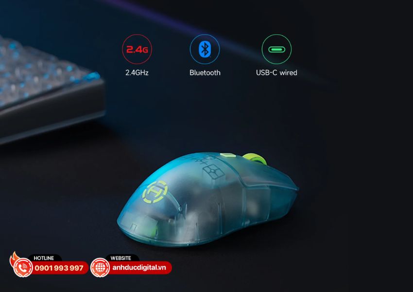 Chuột không dây EDIFIER Hecate G3M Pro Transparent - 36