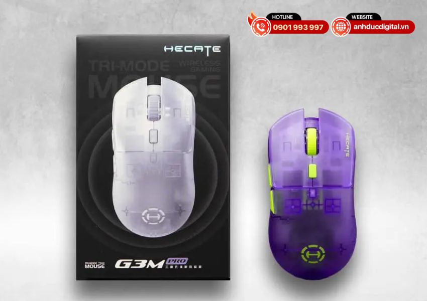 Chuột không dây EDIFIER Hecate G3M Pro Transparent - 39