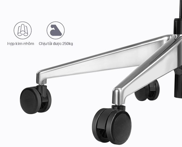 Chân ghế hợp kim nhôm chắc chắn