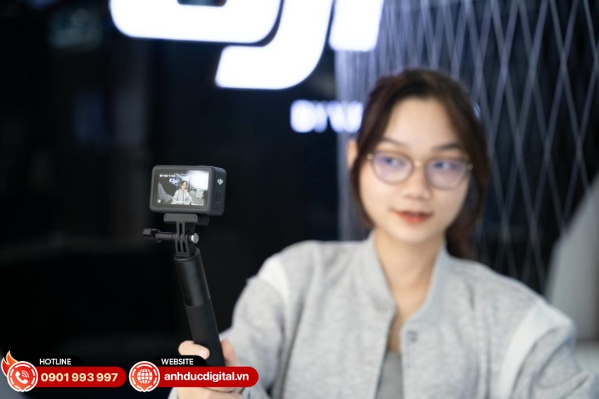DJI Osmo Action 6 sở hữu màn hình OLED cảm ứng kép