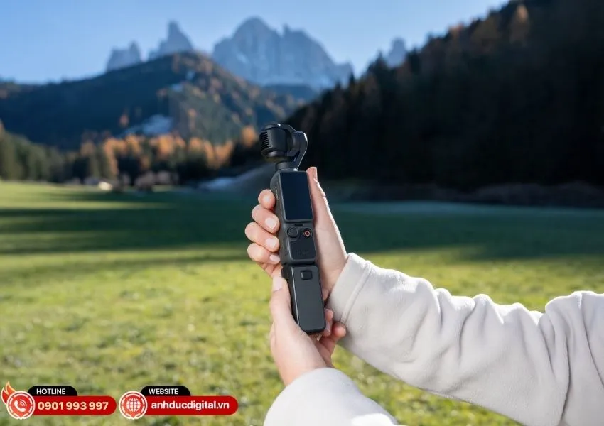 Gimbal chống rung cơ học 3 trục gi&uacute;p thước phim ổn định