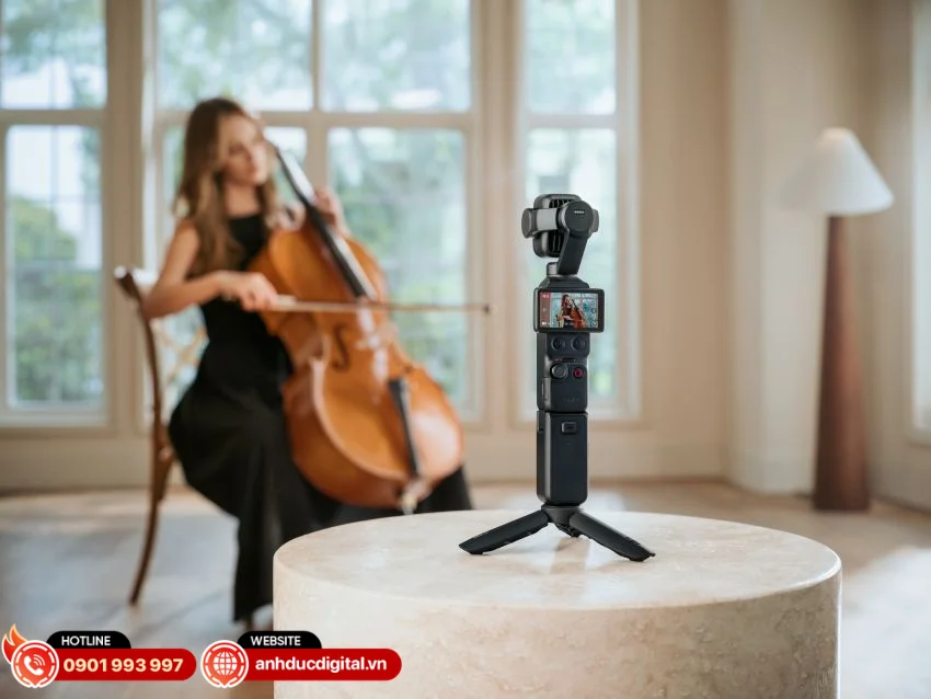 DJI Osmo Pocket 4P hỗ trợ quay video D-Log 2 10-bit&nbsp;cho khả năng ghi lại hơn một tỷ m&agrave;u