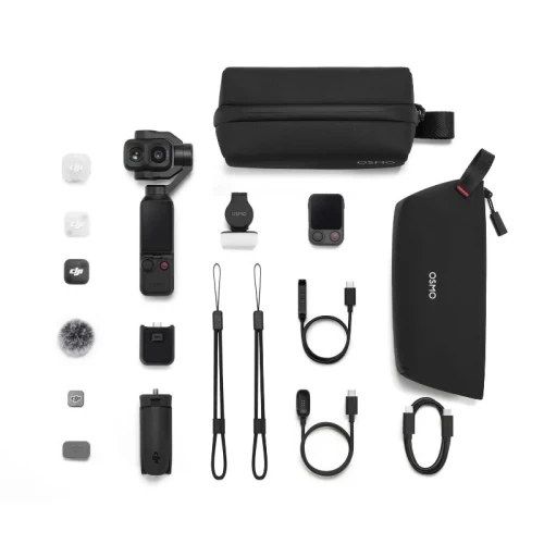 DJI Osmo Pocket 4P | Vlog Combo | Black (Chính hãng)