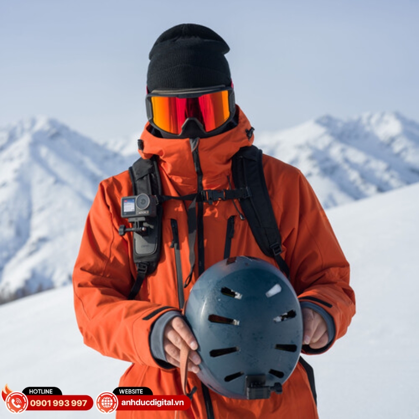 Osmo Backpack Strap Mount hỗ trợ sử dụng với hầu hết các dòng DJI Osmo Action