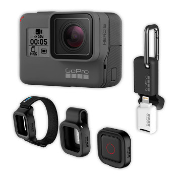 GoPro HERO 5 + Remote Remo + Quik Key Lightning (Chính Hãng)