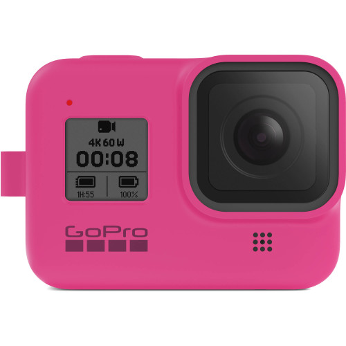 Gopro Sleeve + Lanyard for HERO 8 | Electric Pink (Chính Hãng)