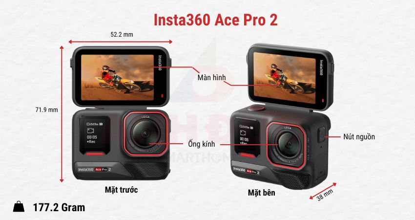Insta360 Ace Pro 2 Standard hình tổng quan-1