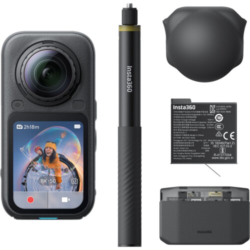 Insta360 X6 Essentials Bundle | Midnight Black (Chính hãng)
