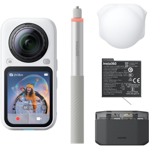 Insta360 X6 Essentials Bundle | Arctic White (Chính hãng)