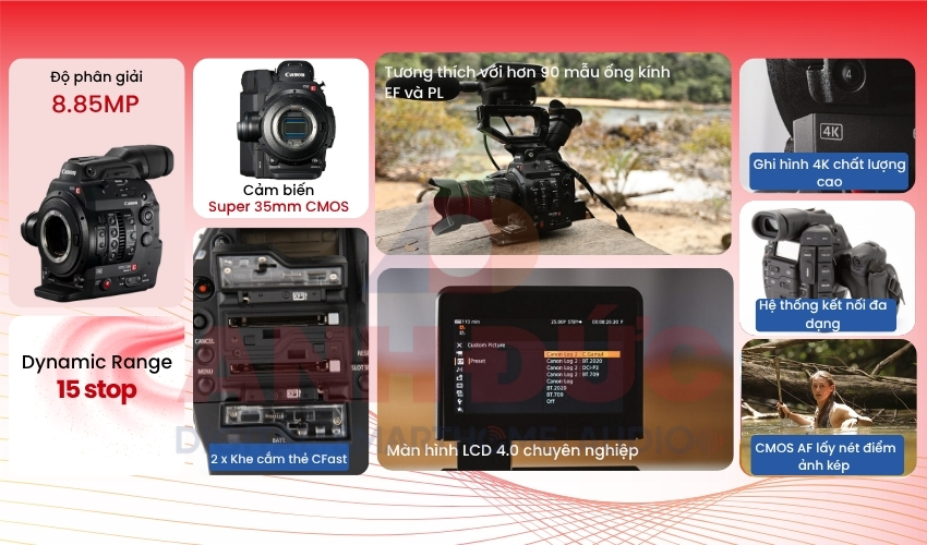 Máy quay phim Canon EOS C300 Mark II