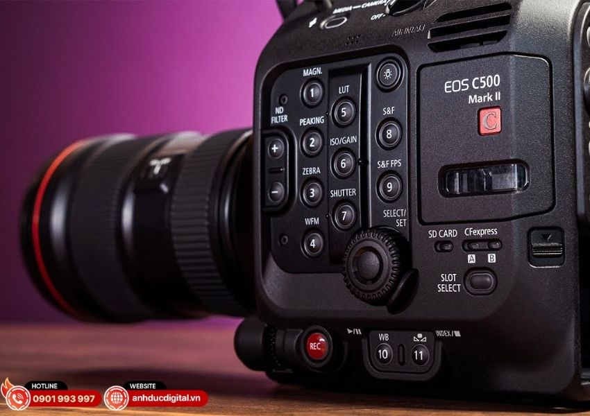 Canon EOS C500 Mark II hỗ trợ HDR HLG PQ
